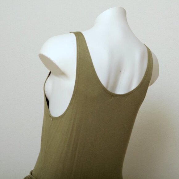 NWT And Now This Knit Sleeveless Wrap High Low Midi Dress - Picture 9 of 15